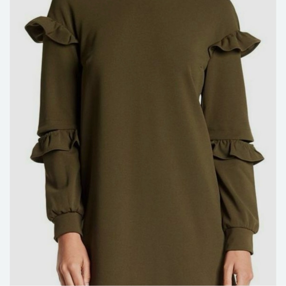 ECI Olive Green dress size 14